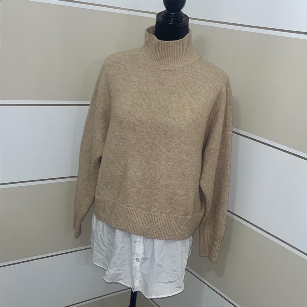 Primark Tan Turtleneck Sweater